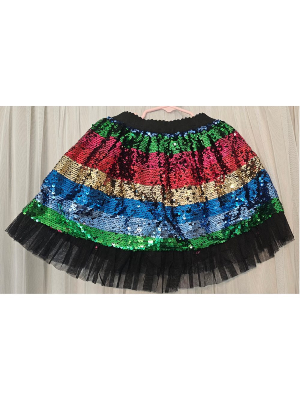 Doe A Dear Sequin Tutu Dress Toddler Girls size 5